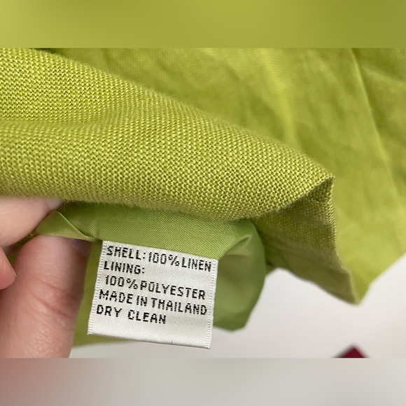 Talbots Green Irish Linen Dress - Picture 5 of 5